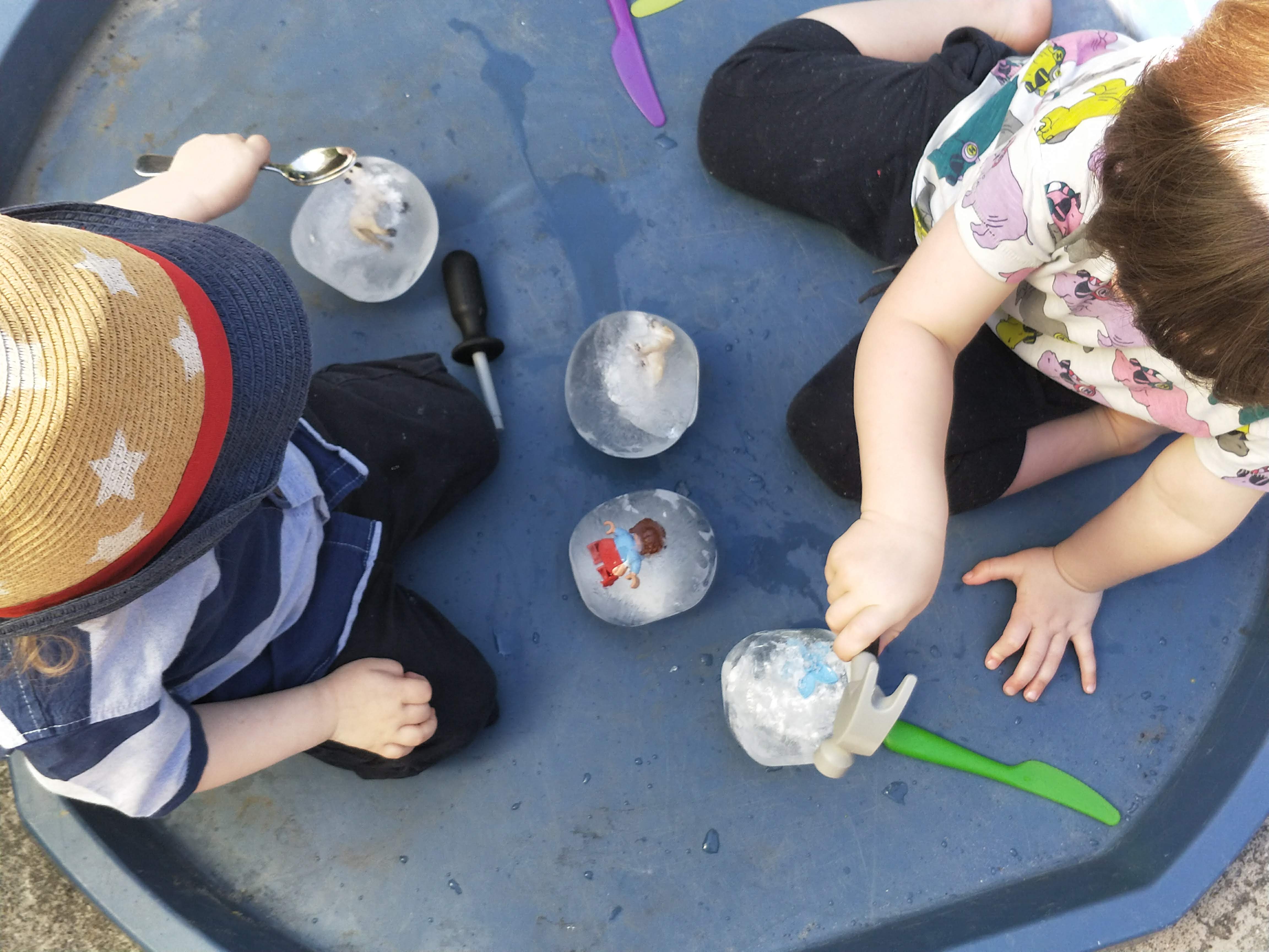 Tuff Tray Ice Excavation