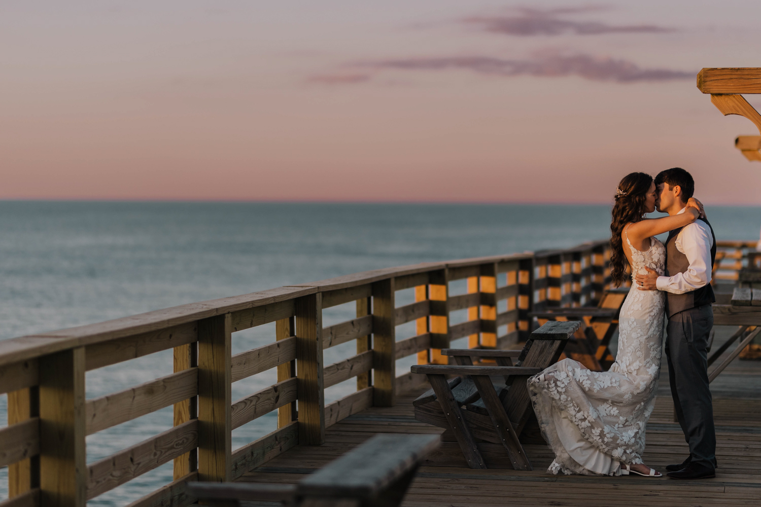 Kitty Hawk Pier House Wedding Photographer