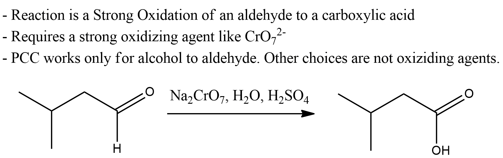 Identify A Suitable Reagent To Carry Out The Following Transformation Learn Lif Co Id H OH O NaOH Na2Cr2O7 H20 H2SO4 PCC 0 1.