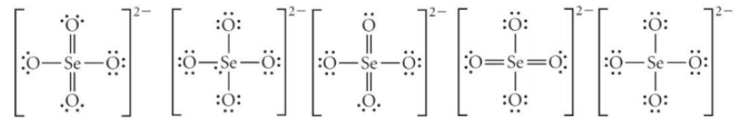 Choose The Best Lewis Structure For Seo42 Clutch Prep 