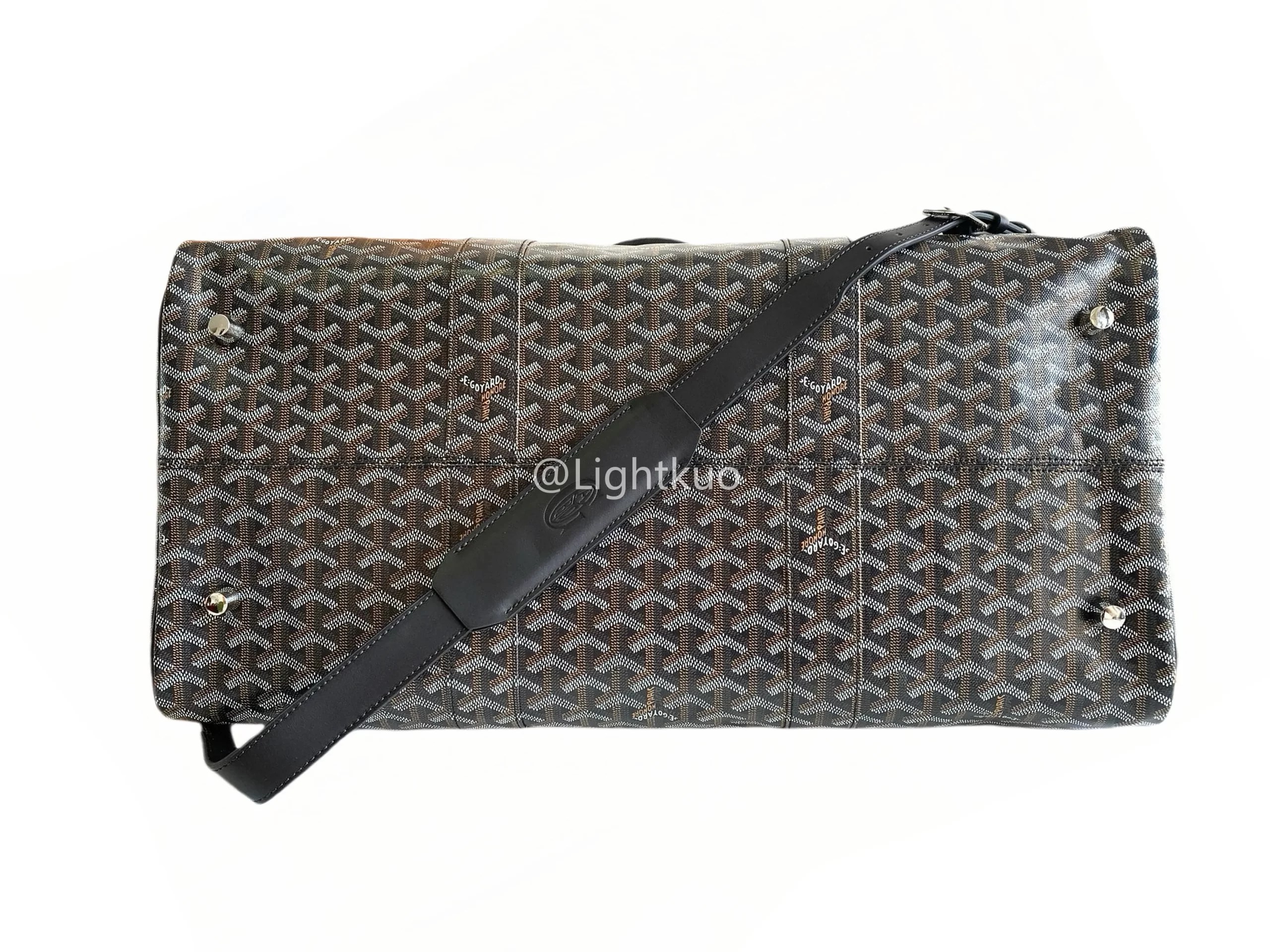 Goyard ブラック バケットバッグ Goyard バケットバッグ ブラック/グレー - メルカリ