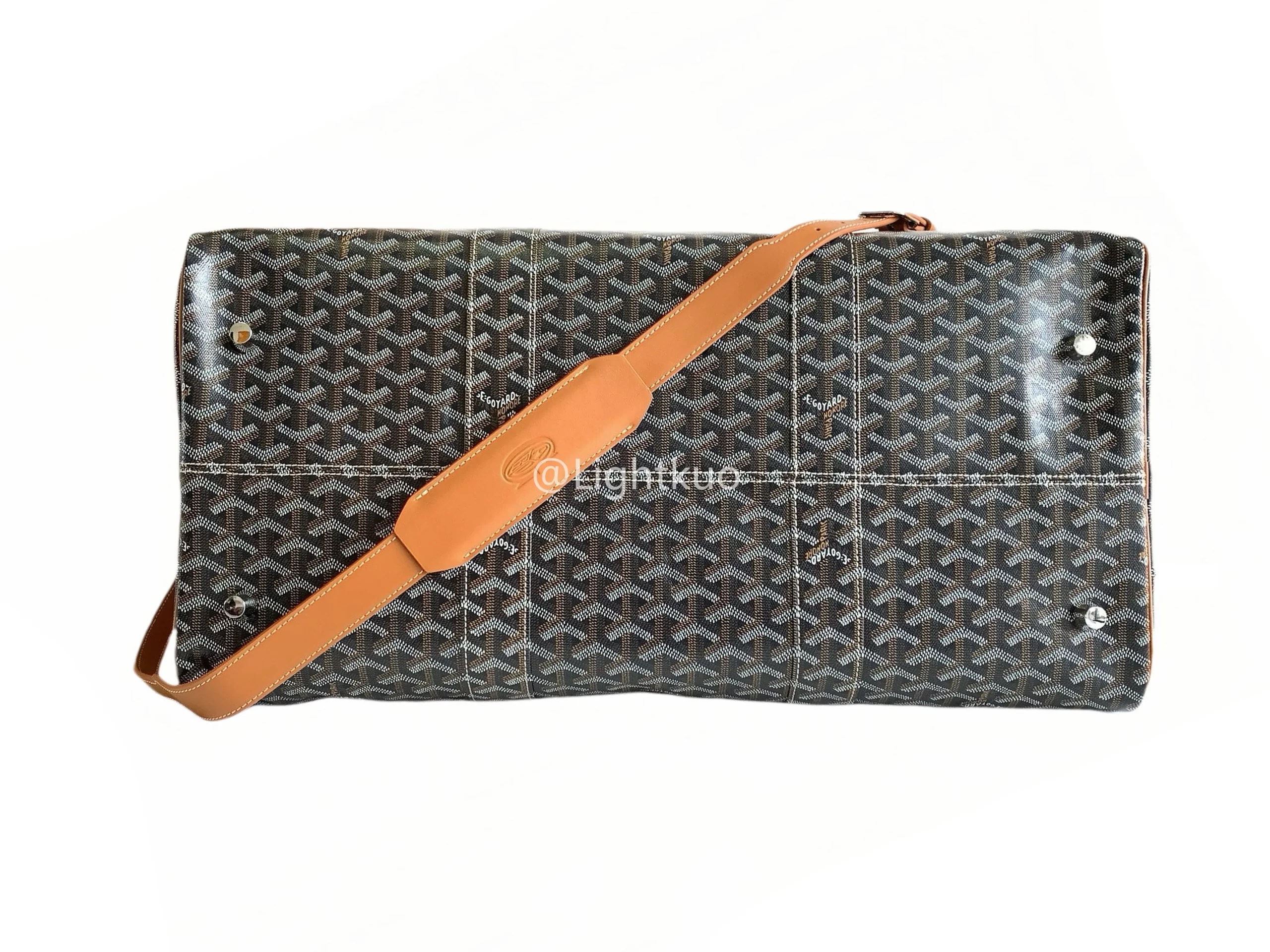 Goyard Boston Bag Black & Tan