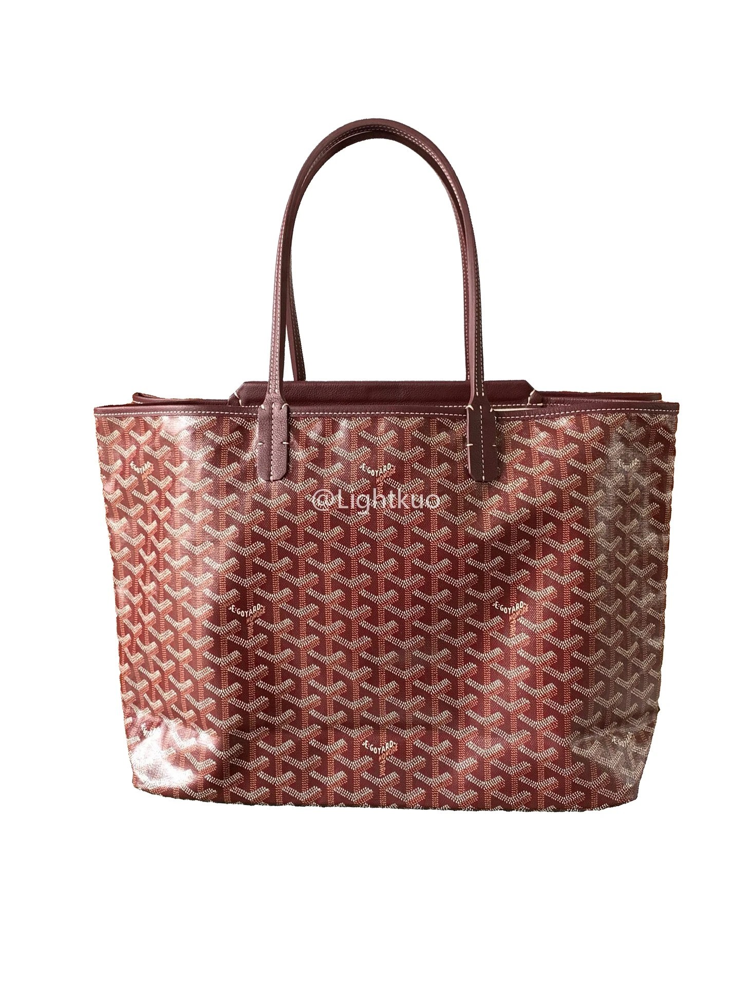 Goyard Isabelle Bag Burgundy