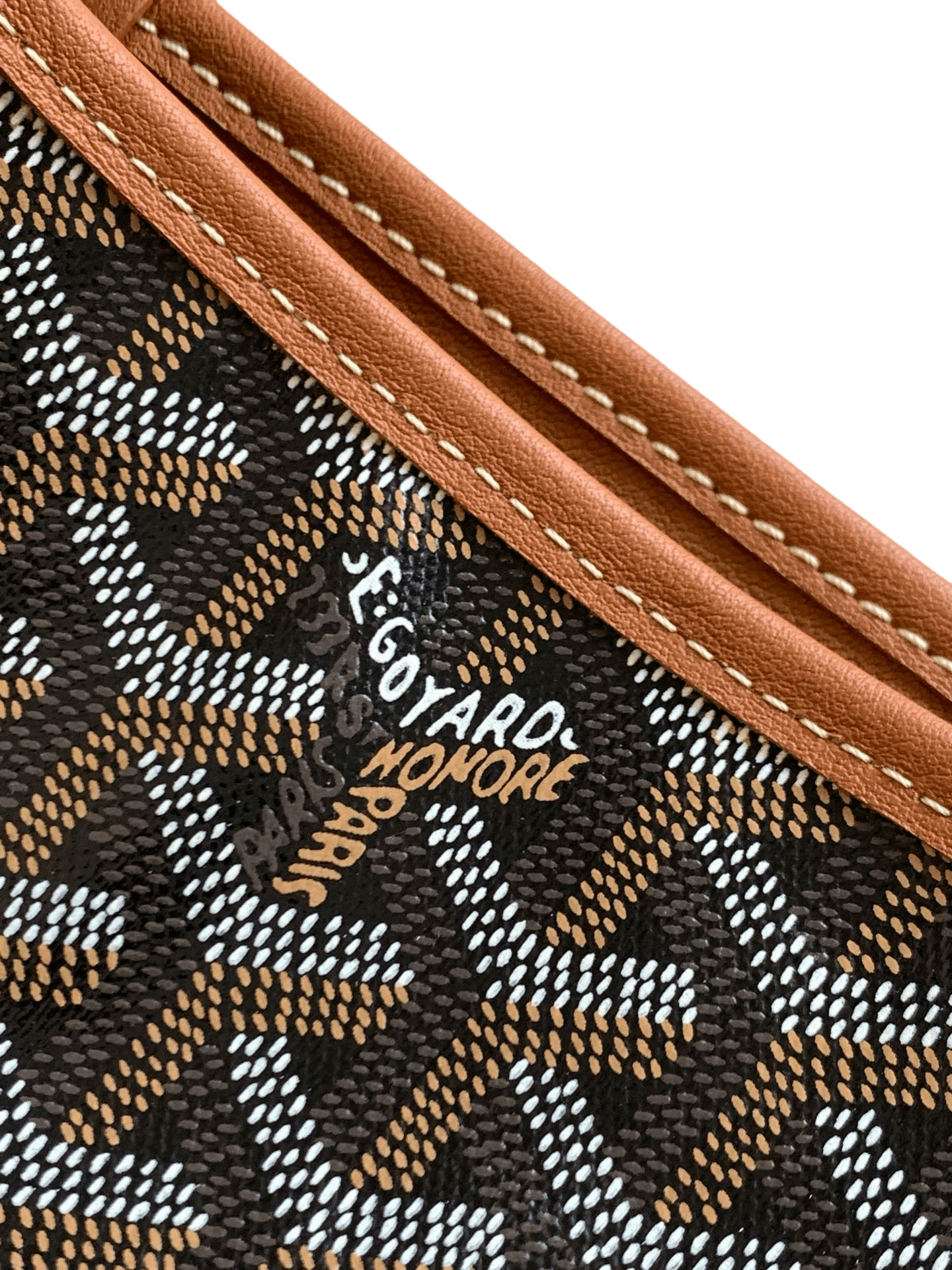 Goyard Anjou Mini Bag - Black & Tan