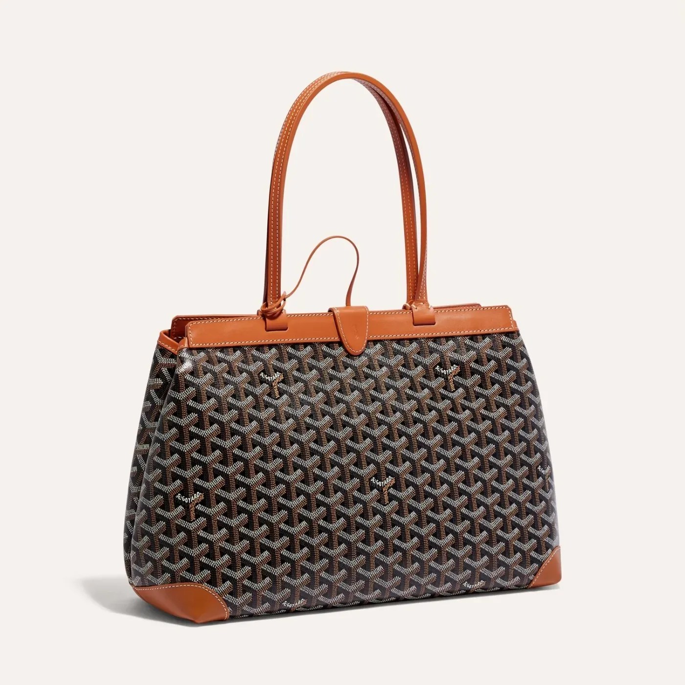 Goyard Bellechasse Biaude PM Bag Black Tan