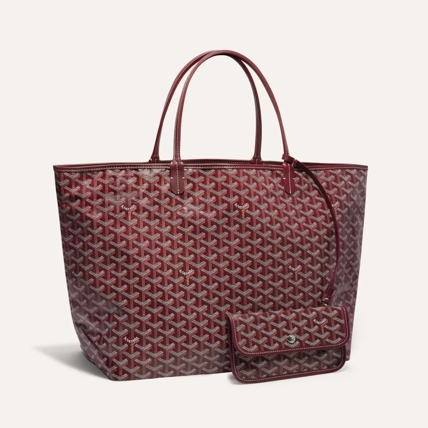 Goyard Saint Louis GM Bag - Burgundy