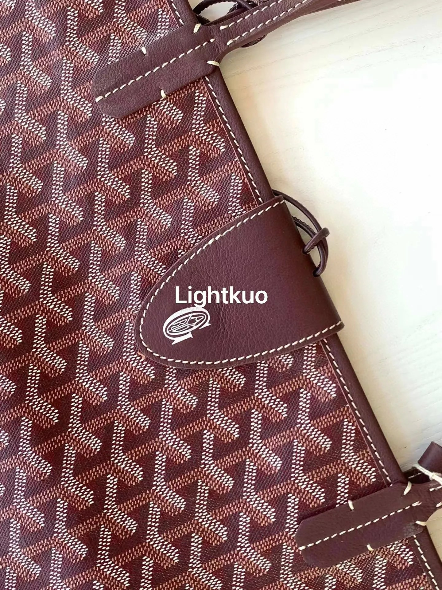 Goyard Saint Louis GM Bag - Burgundy