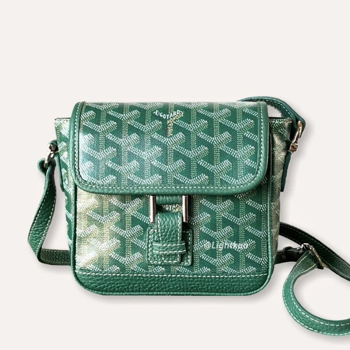 Goyard Grand Bleu Messenger 希少 中古美品 red Goyard Grand Bleu MM 