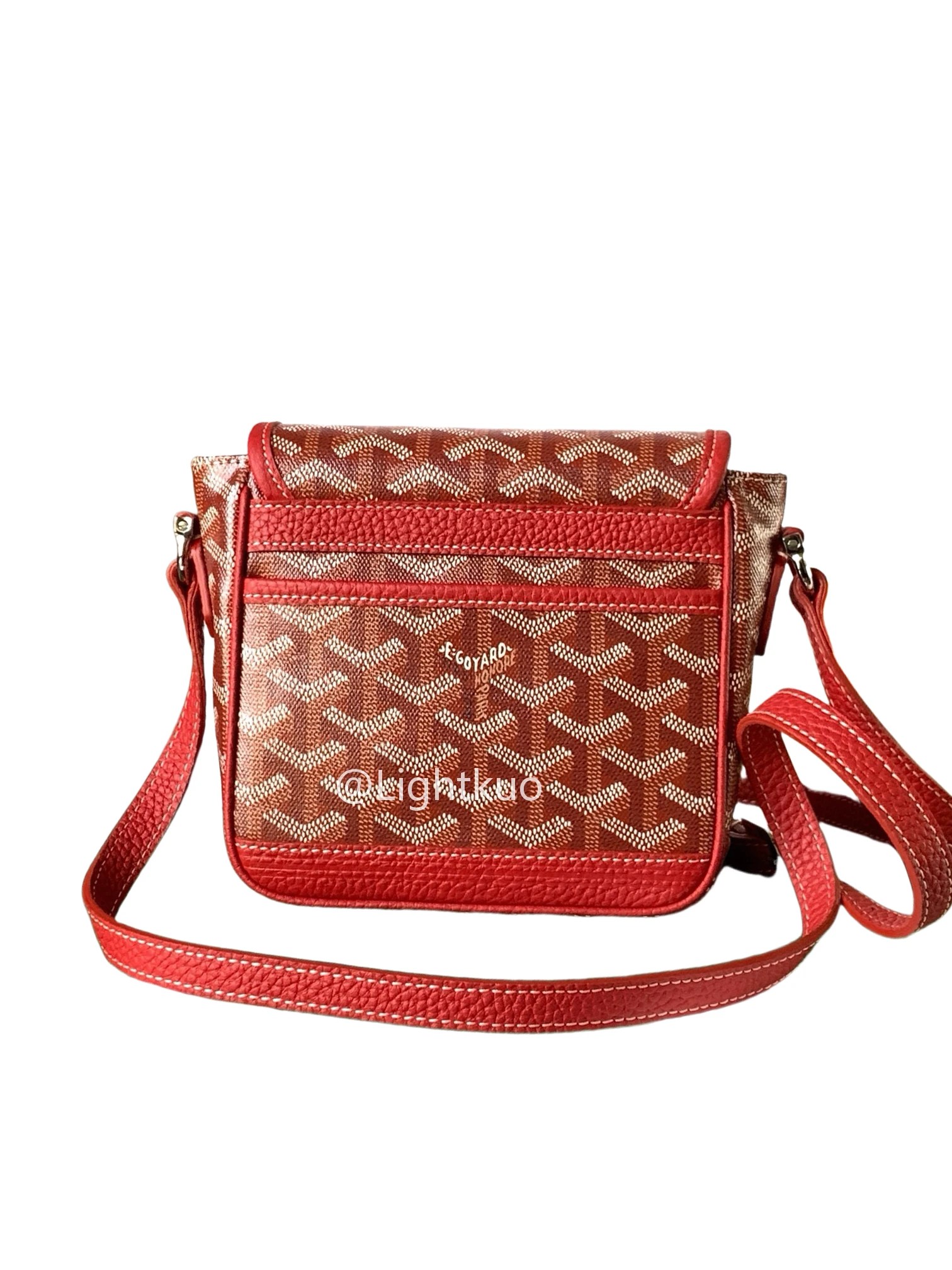 Goyard 赤 ボストンバッグ GOYARD Boston bag Croix Jules 40 Coating canvas | eBay