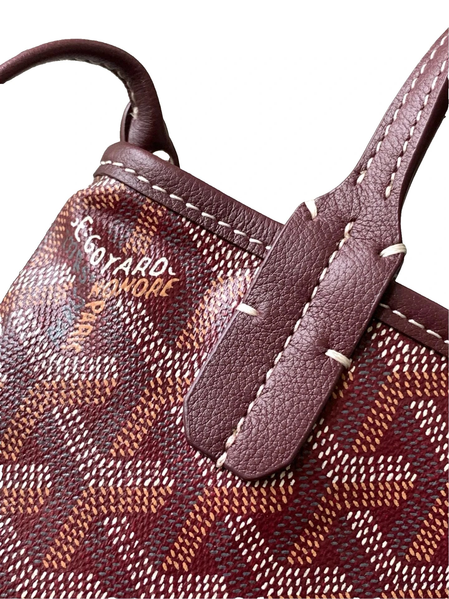 Goyard Poitiers Bag Burgundy