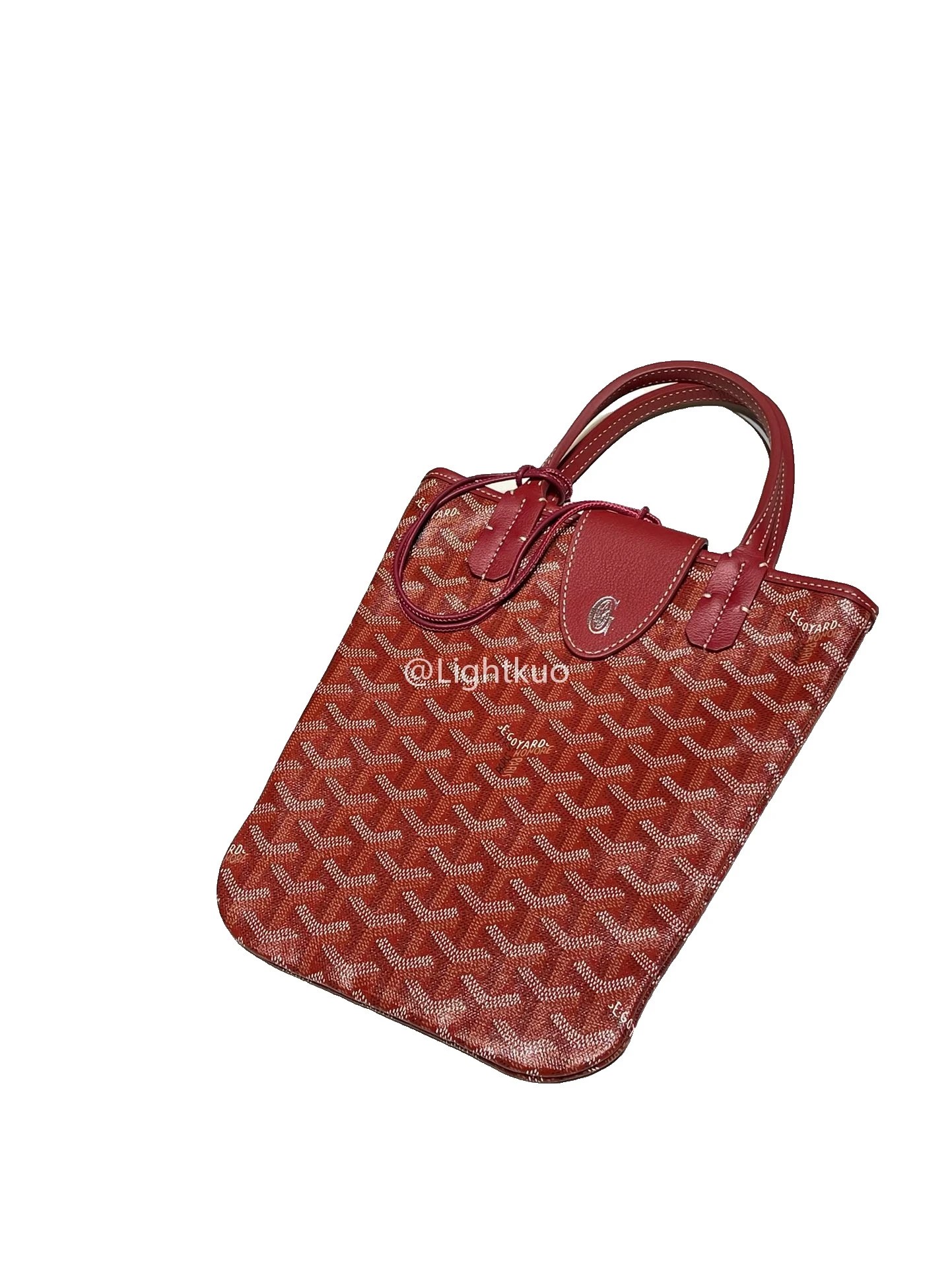 Goyard Poitiers Bag Burgundy