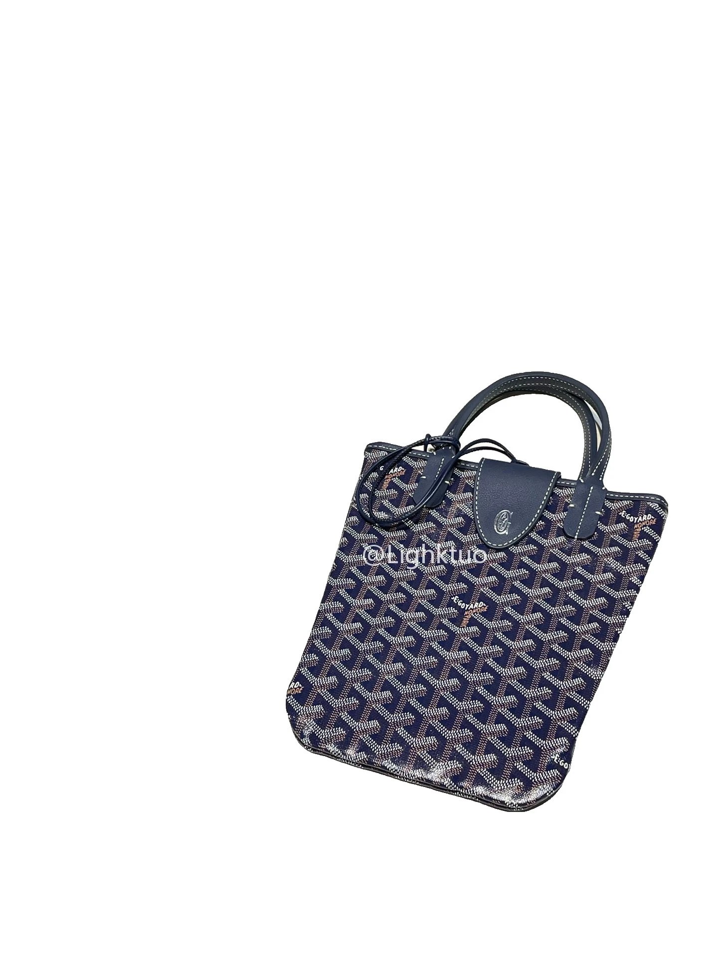 Goyard Poitiers Bag Navy Blue
