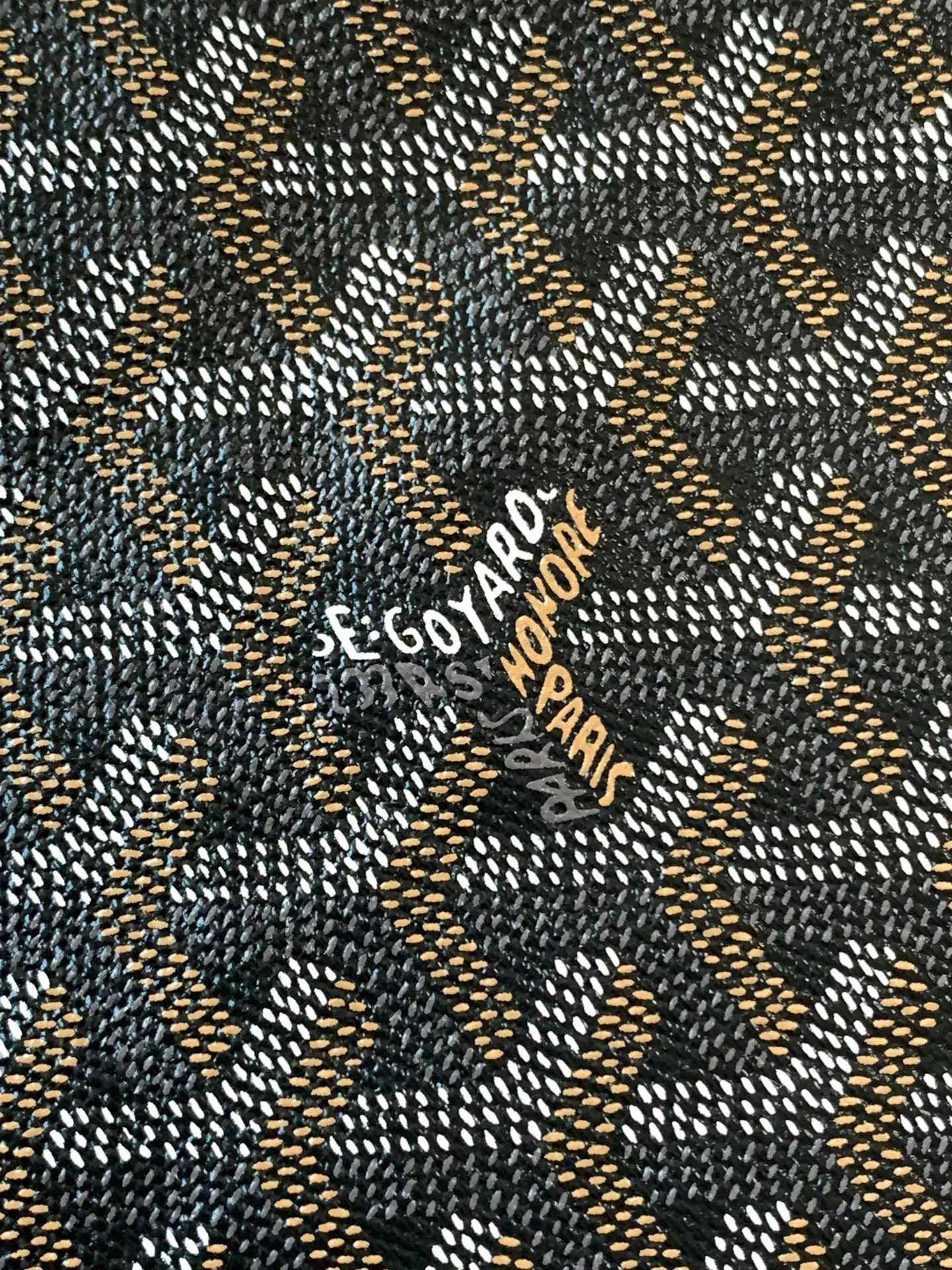 Goyard Poitiers Bag Black & Tan