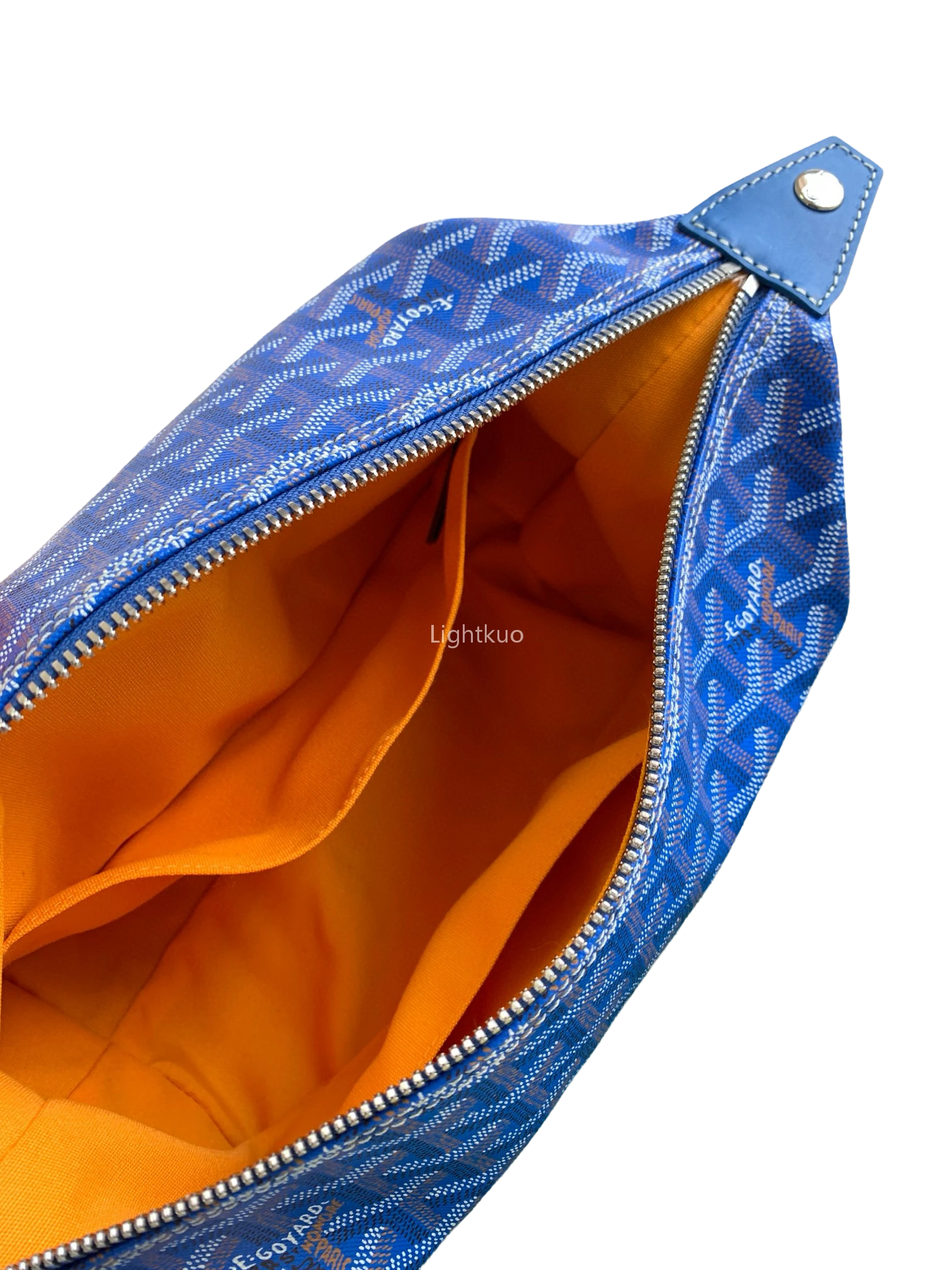 Goyard Boeing 25 Trousse Canvas Bag Sky Blue