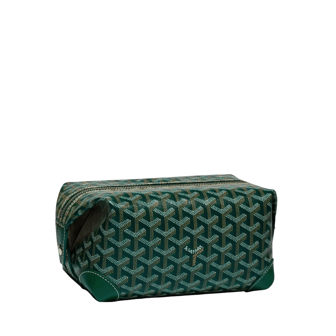Goyard Boeing 25 Trousse Canvas Bag Green