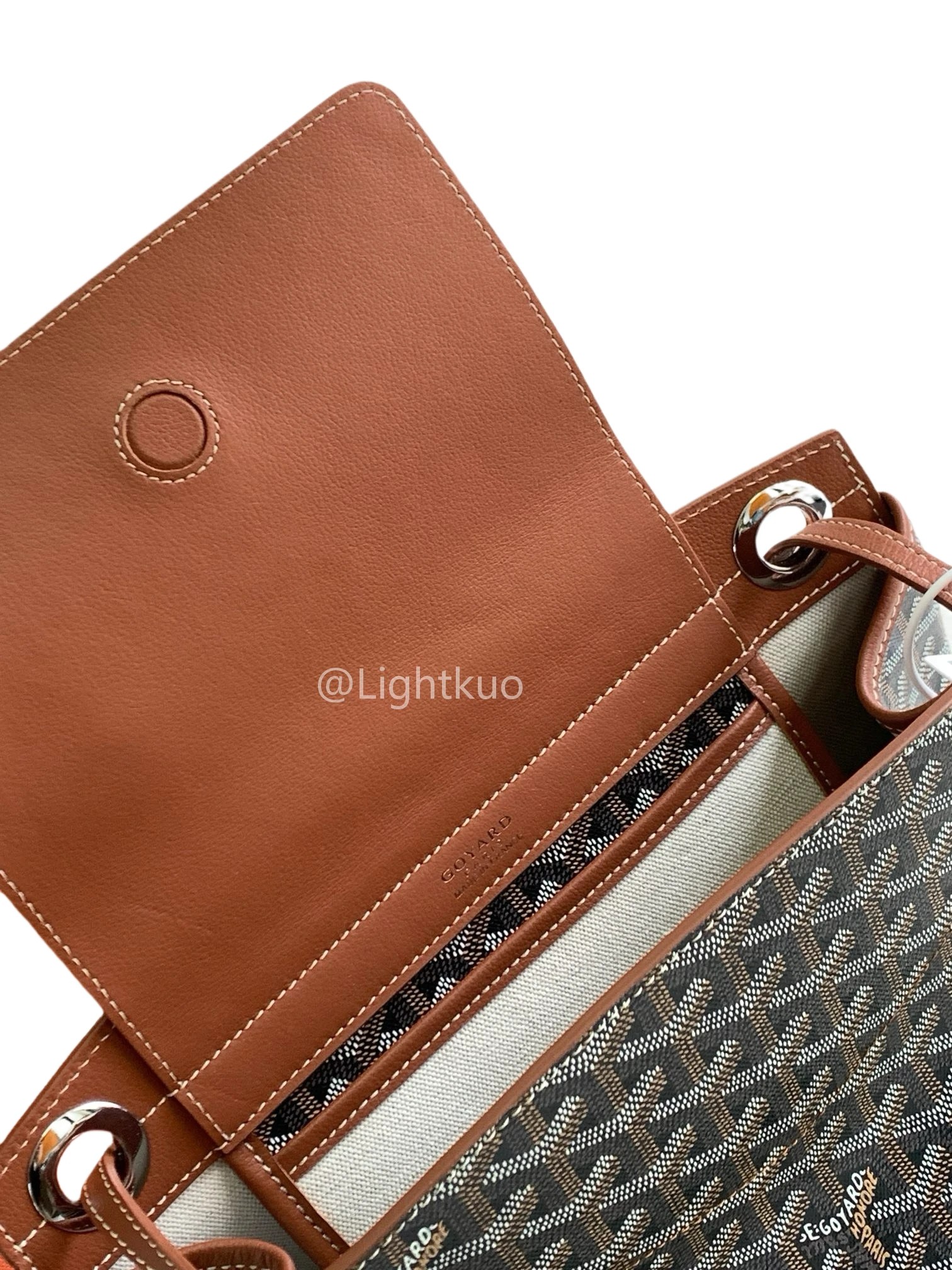 Goyard Rouette Souple Bag Black & Tan