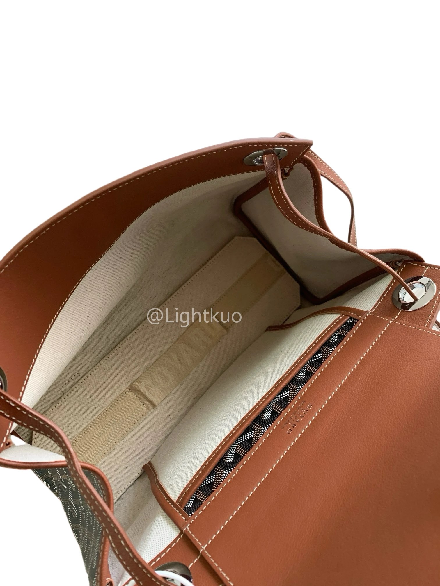 Goyard Rouette Souple Bag Black & Tan