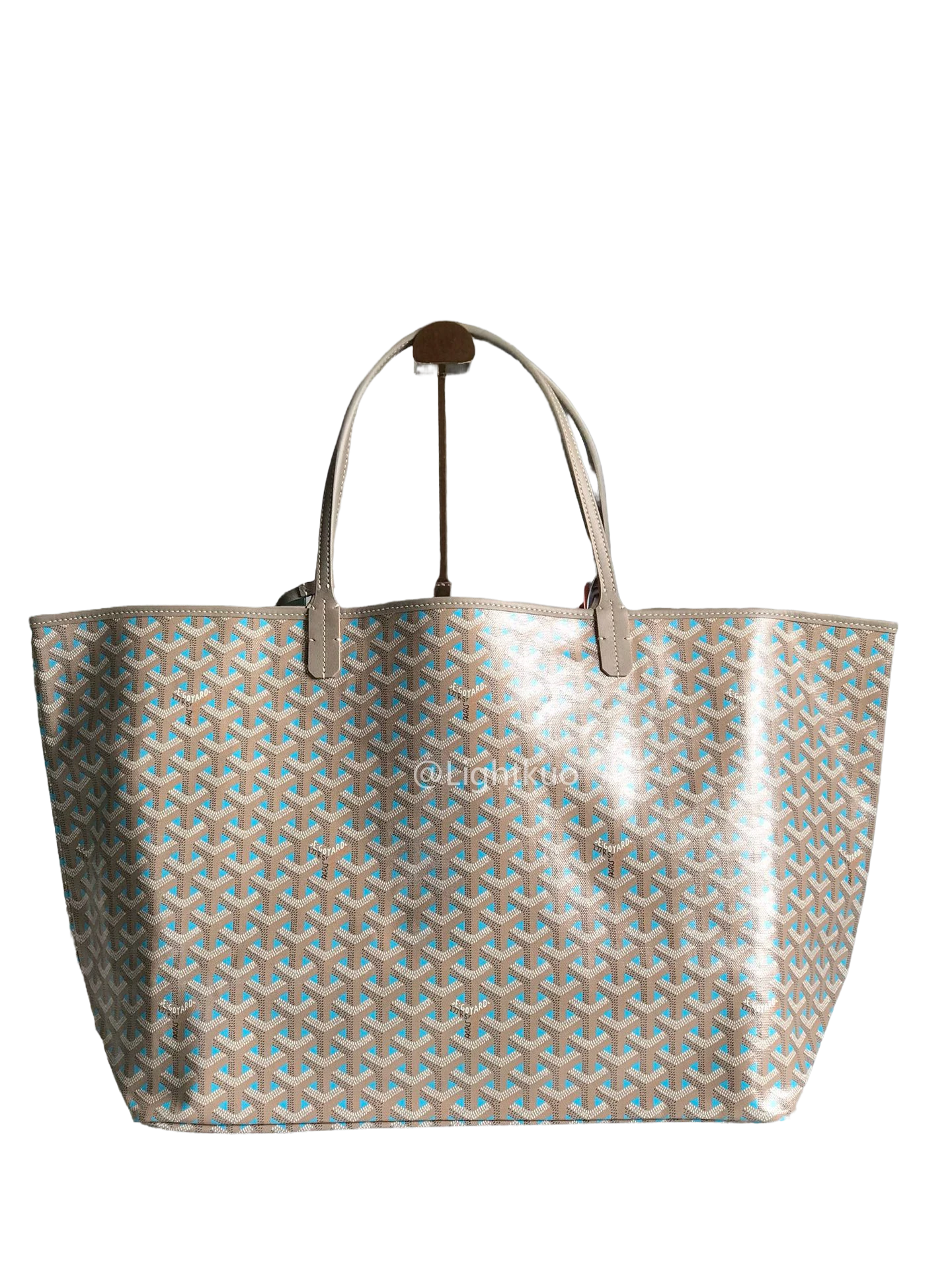 Goyard Khaki Saint Louis GM Bag Beige