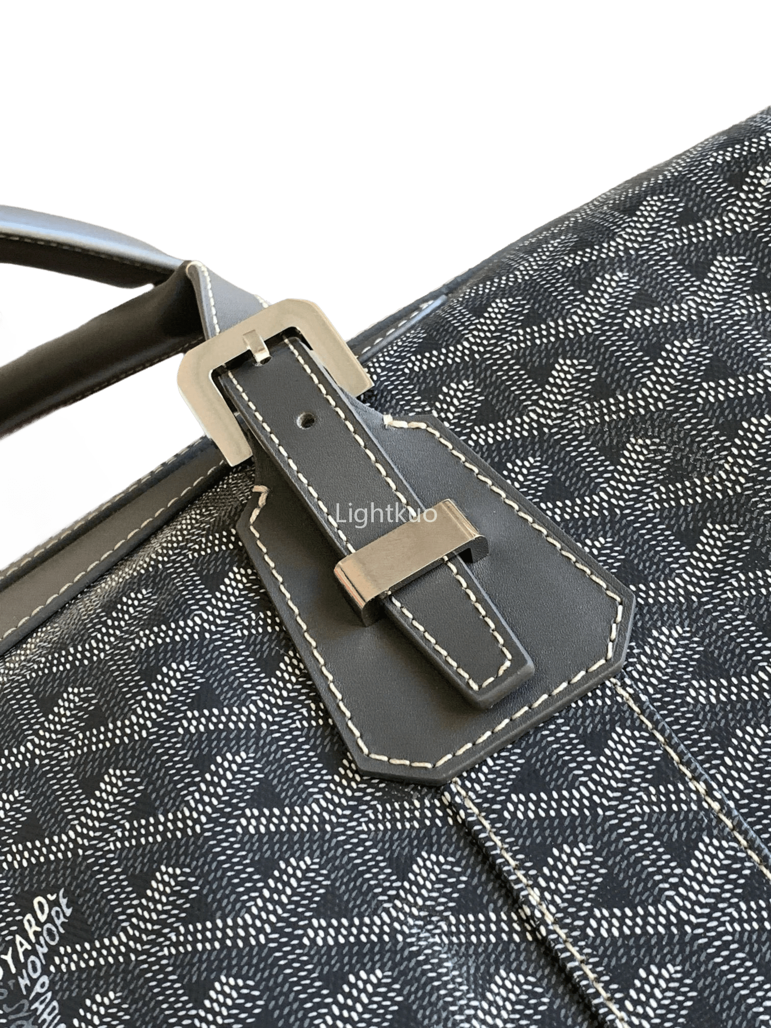 Goyard Bowling 55 Bag Grey