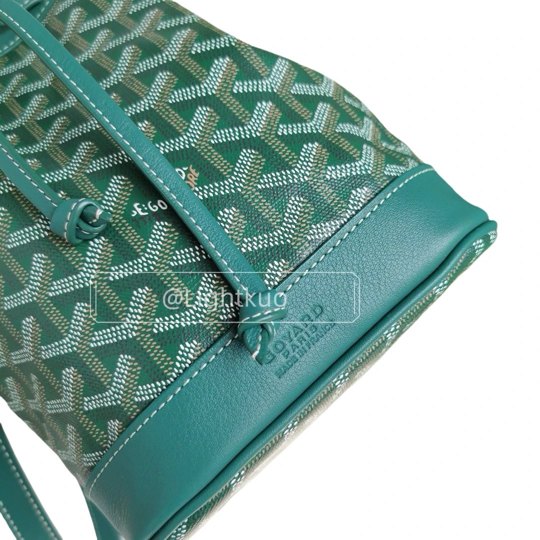 Goyard Petit Flot Bucket Bag - Green