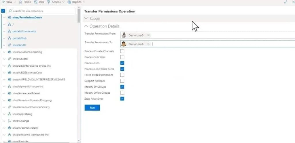 Transfer Permissions in SharePoint Online
