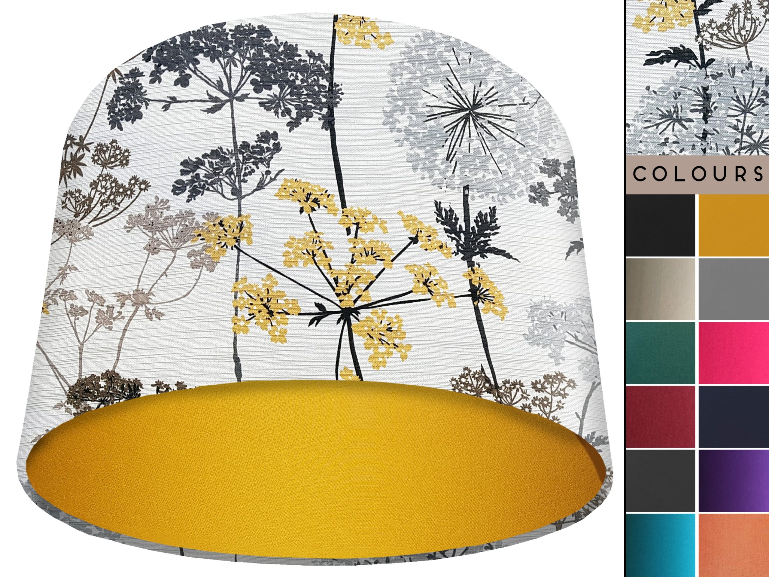 Cow Parsley Light Shade Yellow, Modern Country Home