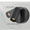 led magnetic type c wireless light