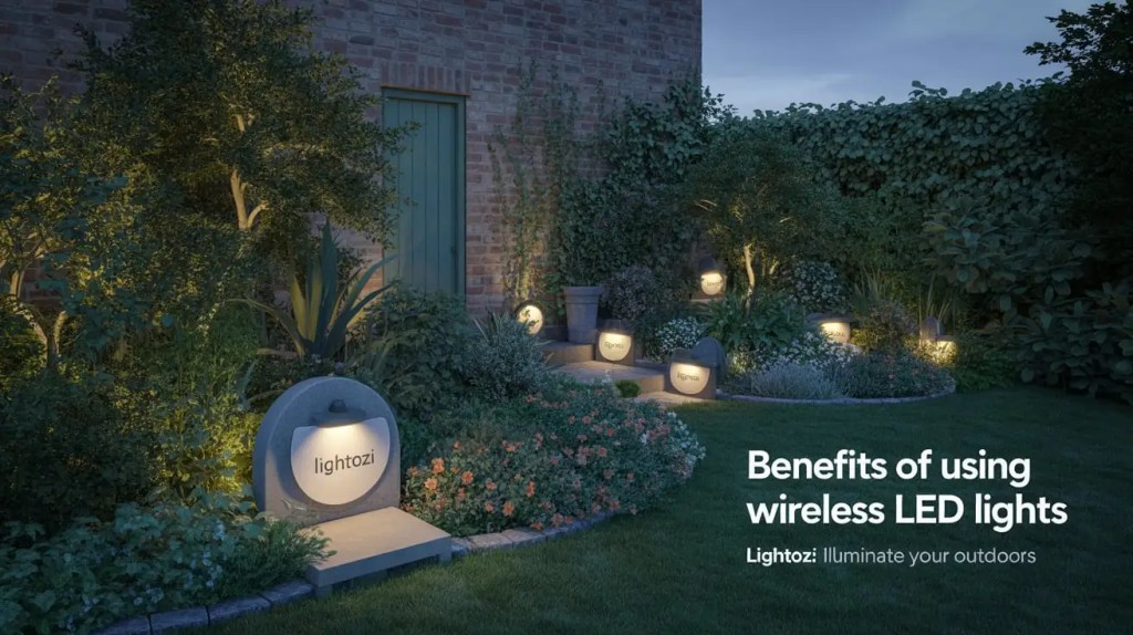 Benefits of Using Wireless LED Lights in UK Gardens