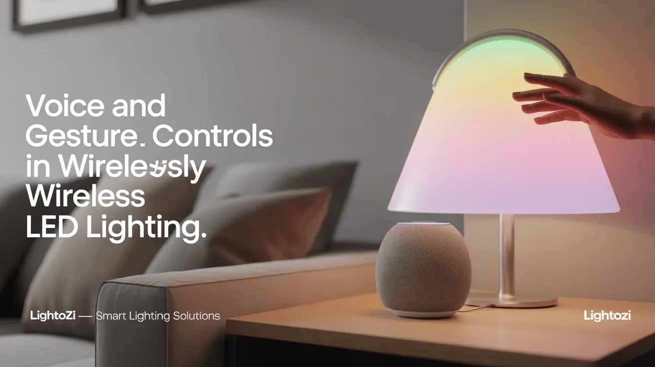 Voice and Gesture Controls in Wireless LED Lighting