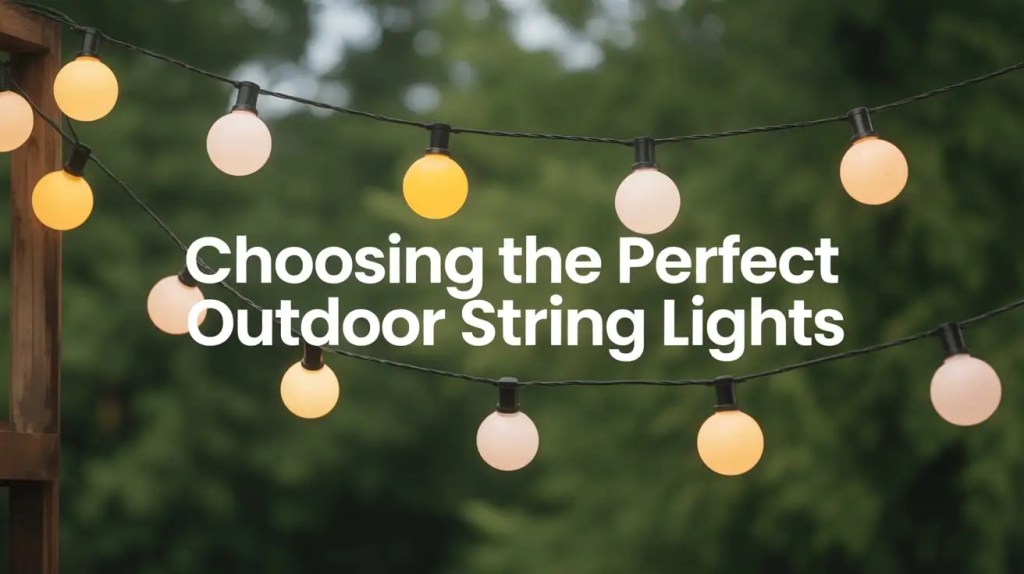 Choosing the Perfect Outdoor String Lights