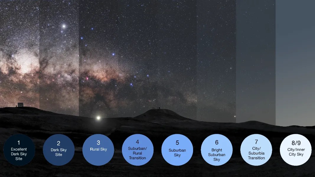 Image Result For Light Pollution Map