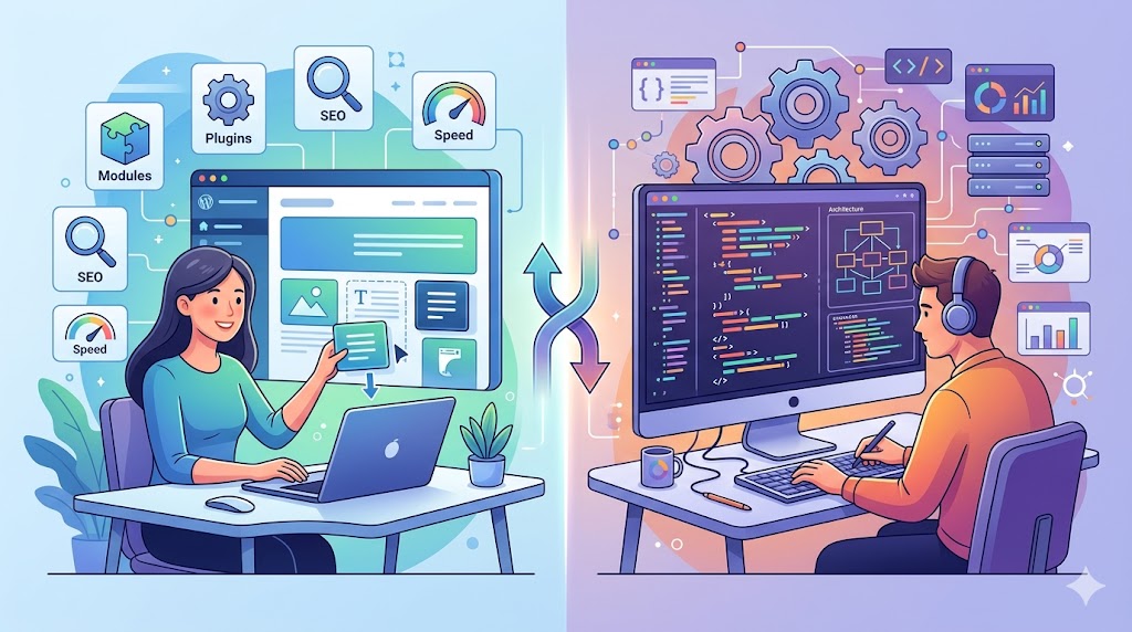 WordPress أم البرمجة الخاصة؟