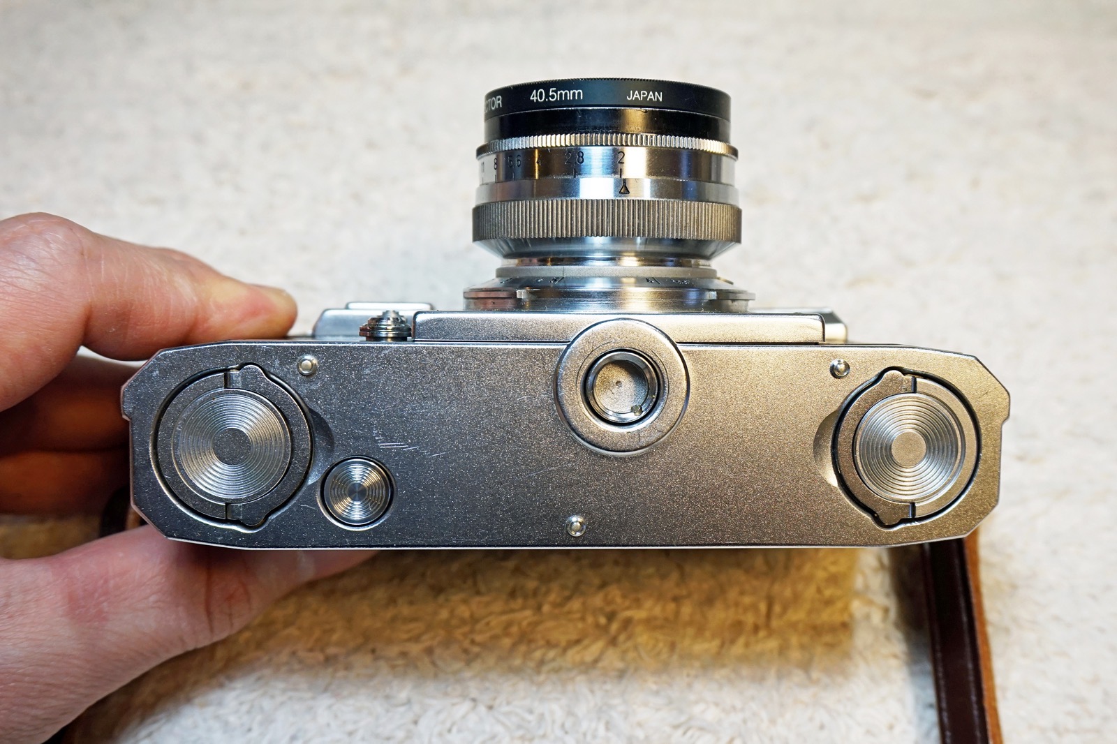 レンジファインダーカメラ「Contax IIa」で撮影に挑戦しました！外観と