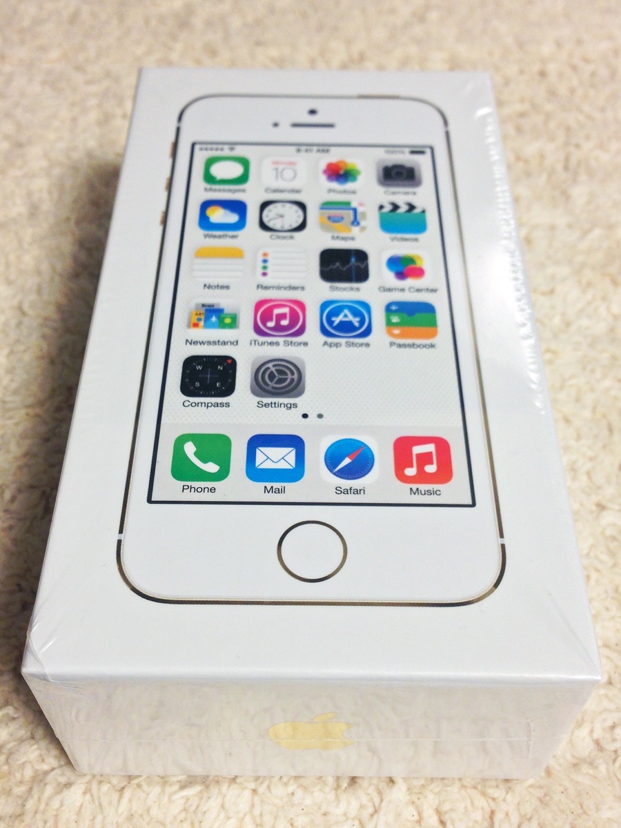 iPhone5sゴールド購入！開封レビュー