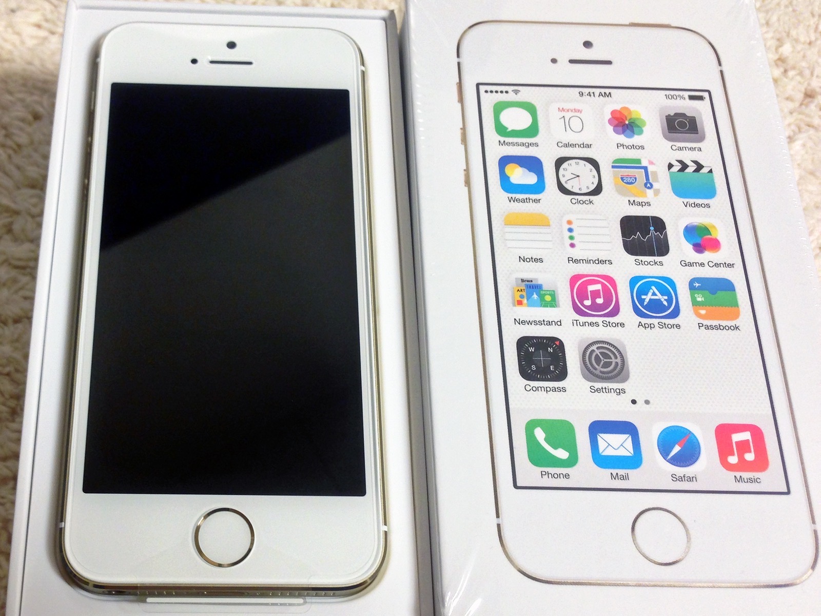 iPhone5sゴールド購入！開封レビュー