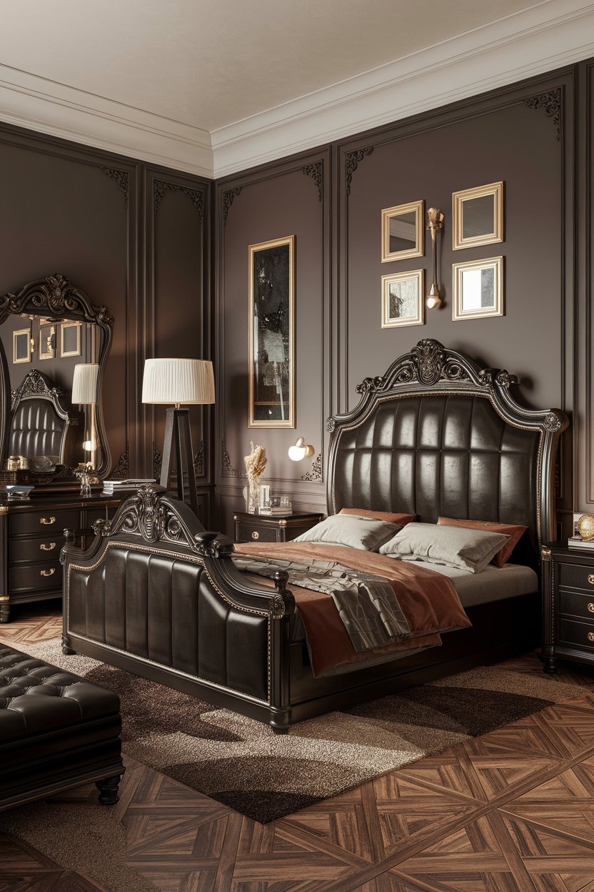 15 stylish bedroom ideas with dark furniture