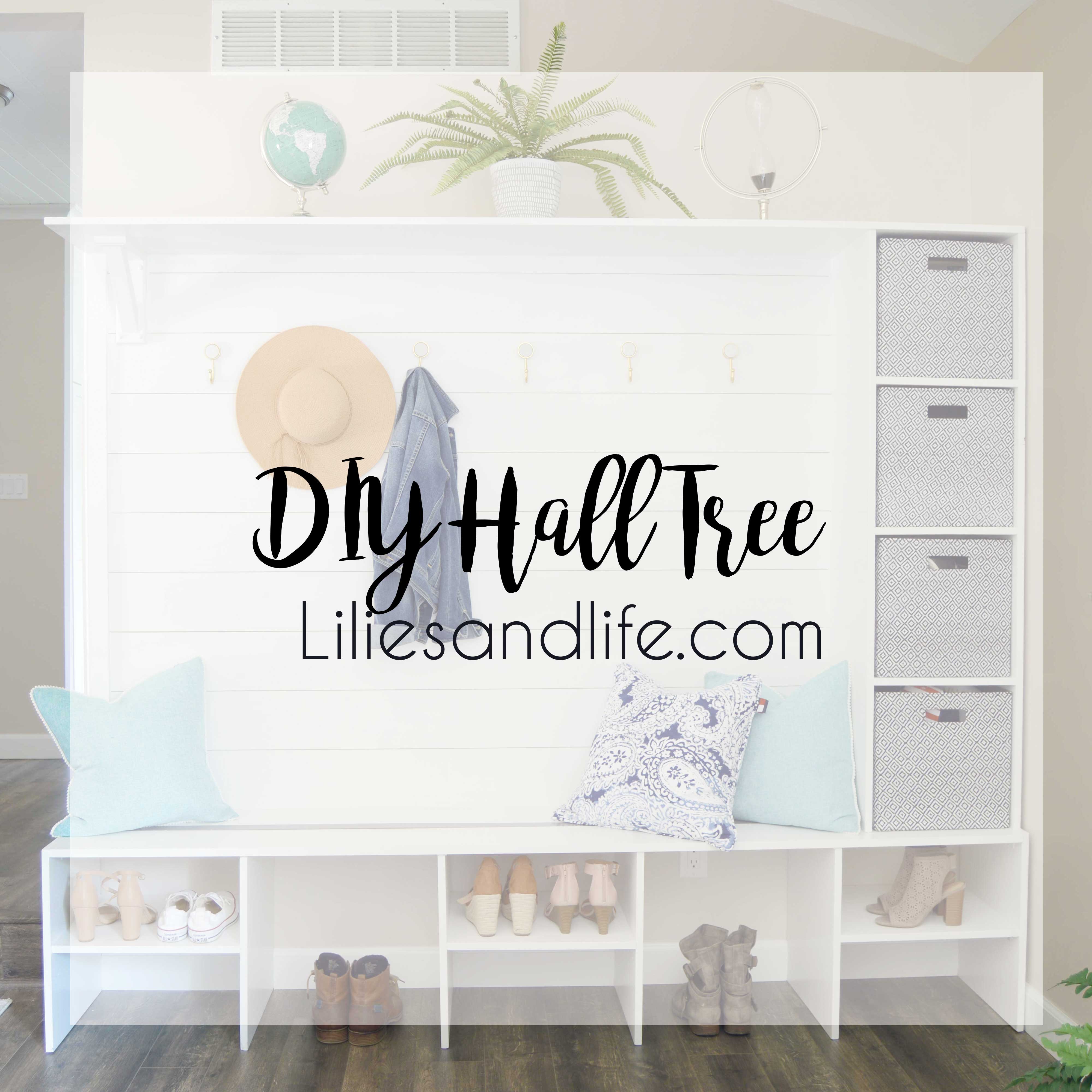 Diy Farmhouse Hall Tree Ashley Mccollum