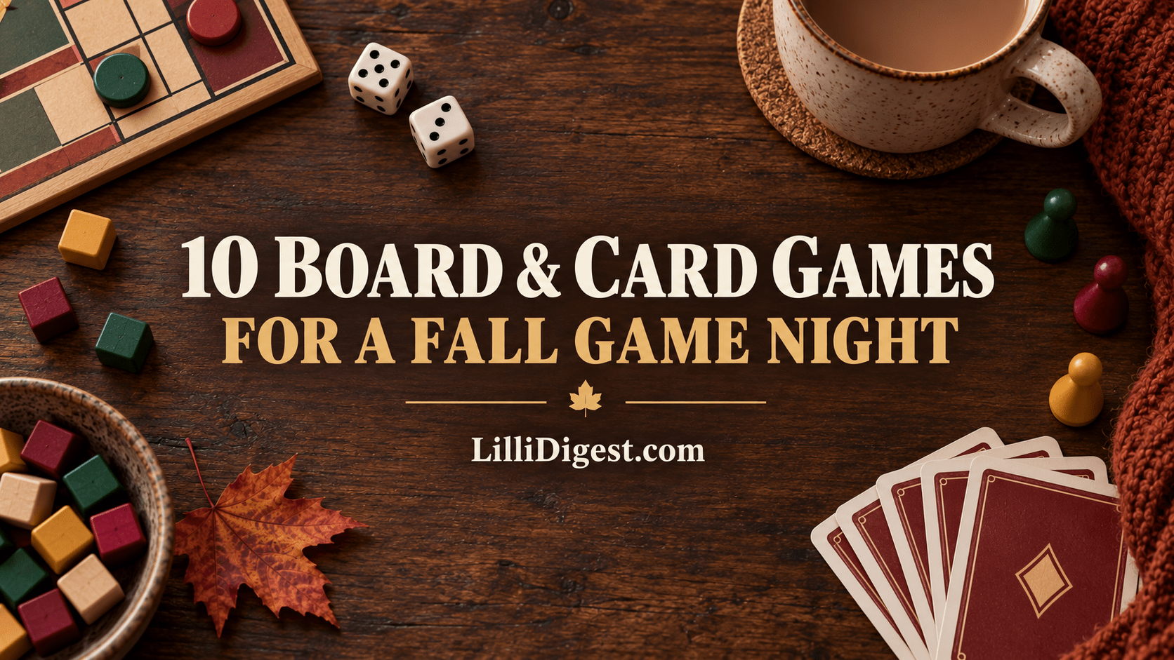 10 Board and Card Games for Your Next Fall Game Night