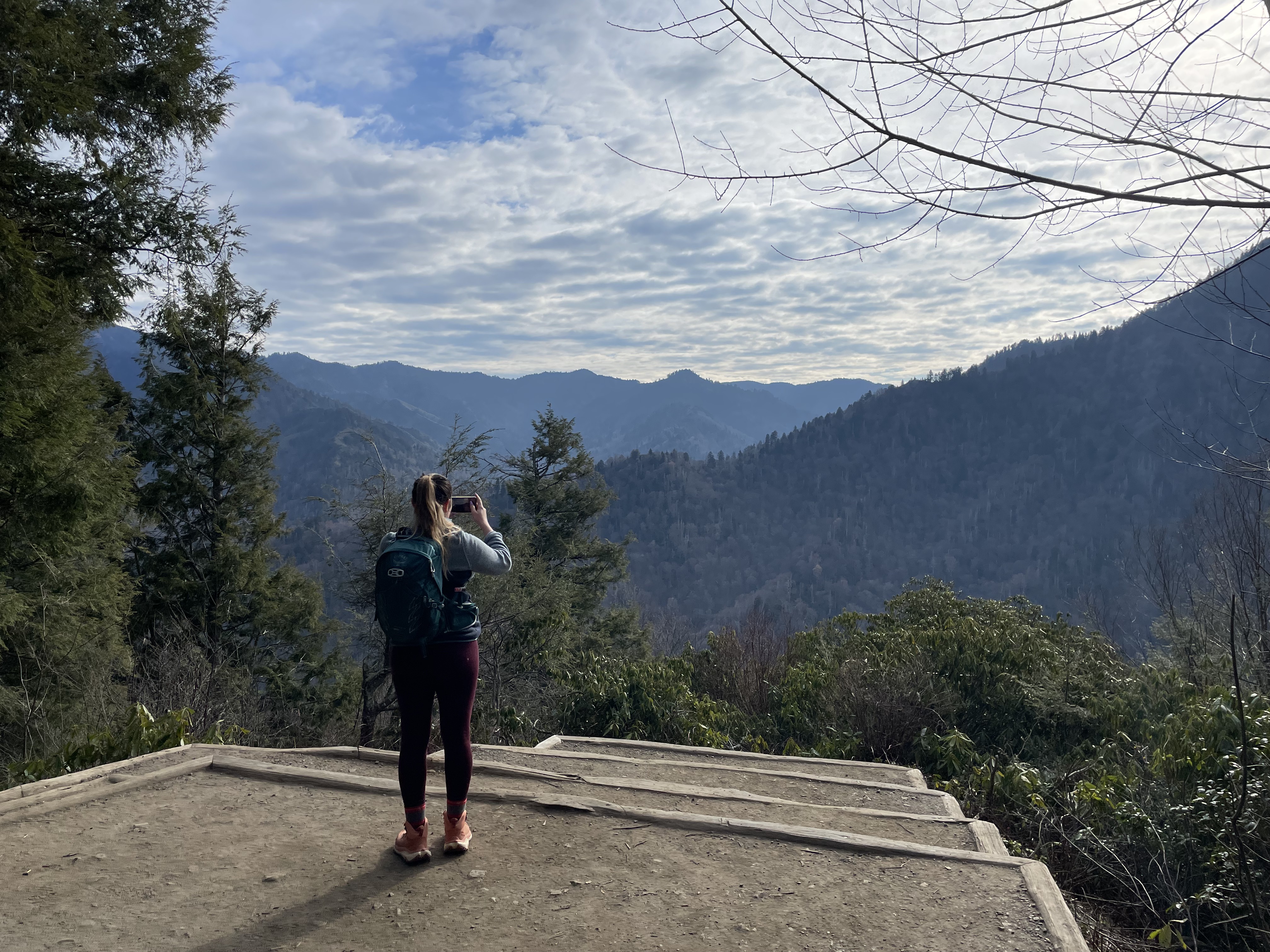 Views from the Chimney Top Hike in the Smokies