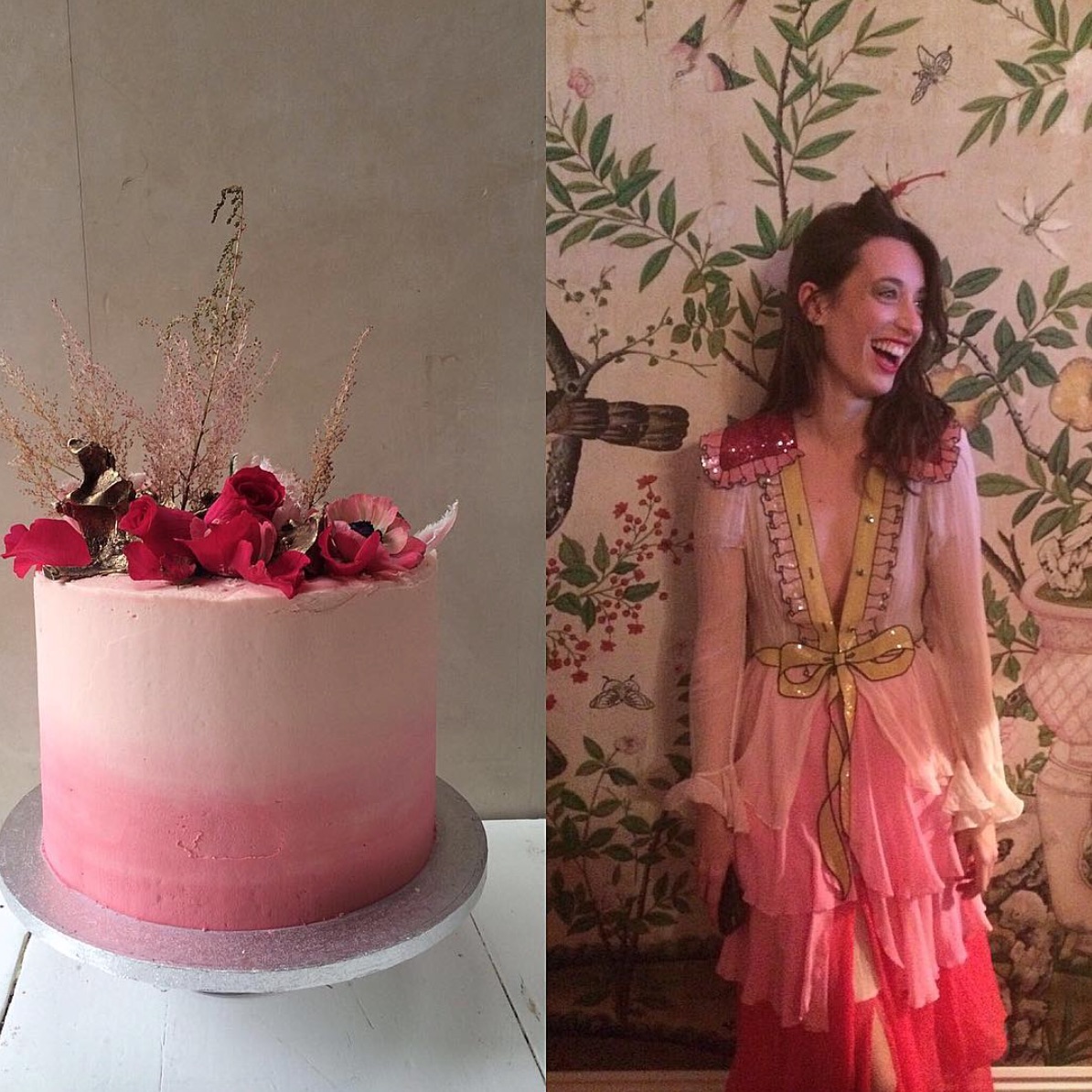 Gucci Dress Cake A Bespoke Birthday Cake By Lily Vanilli