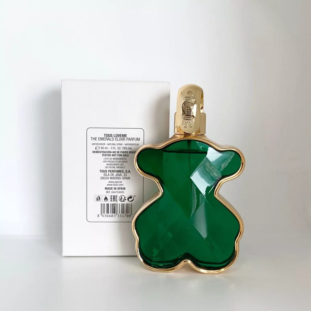 Tester tous loveme the emerald elixir parfum 90ml