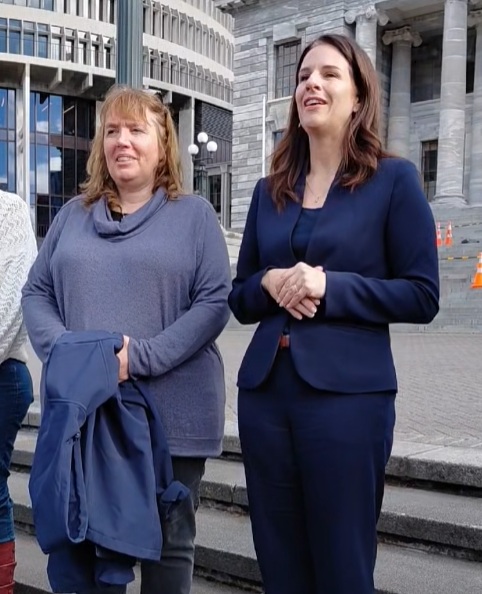 Cynthia Hancox and Erica Stanford