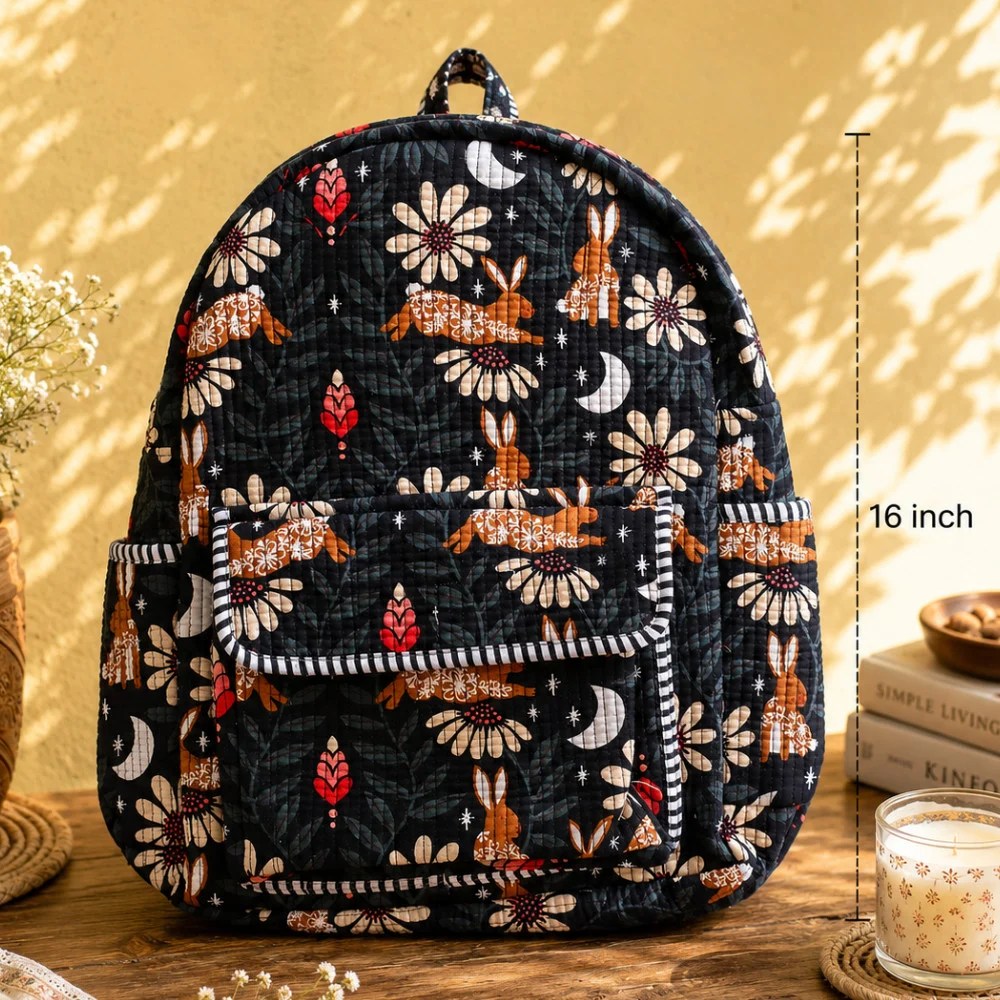 Quilted backbags for kids