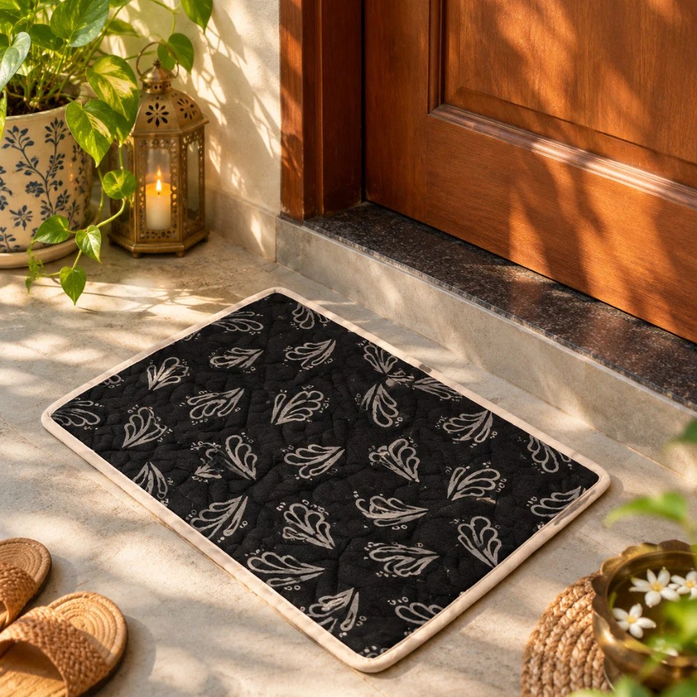 door and bathroom mats