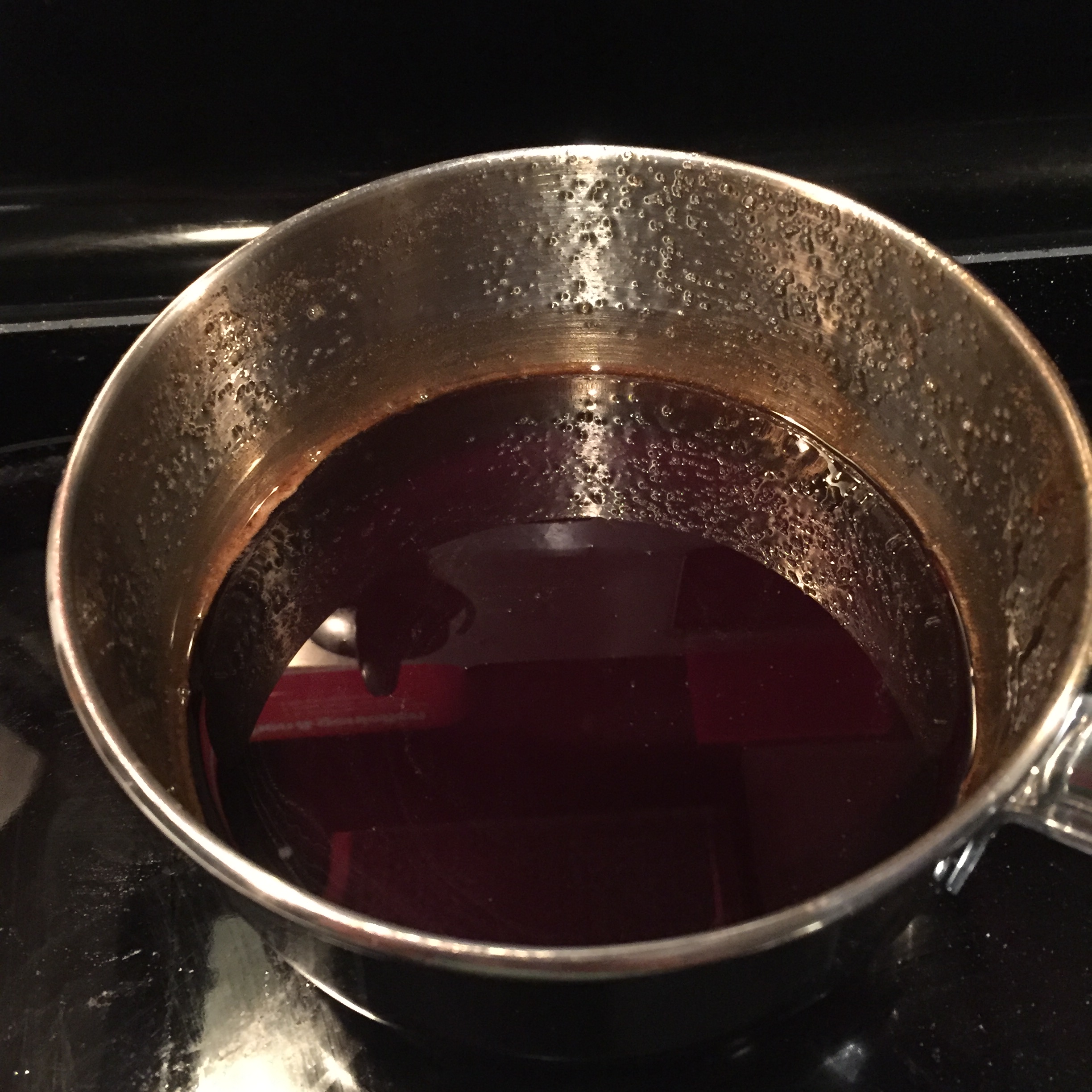 Honey glaze, just add some sugar to reach syrup-like consistency if necessary.
