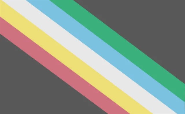 Who We Welcome Disability pride flag