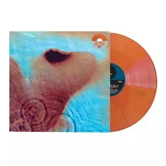 Pochette de Meddle en vinyle orange marbré « San Tropez » par Pink Floyd