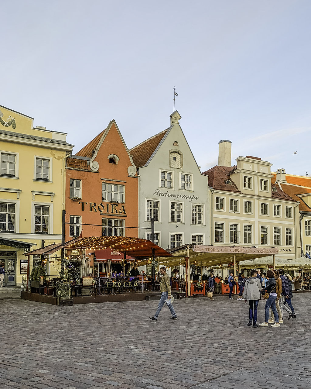 Houses, Raekoja Platz - Tallinn, Estonia