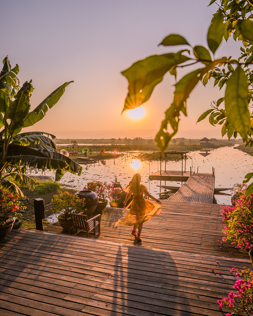 Villa Inle Boutique Resort, view - Inle Lake, Myanmar