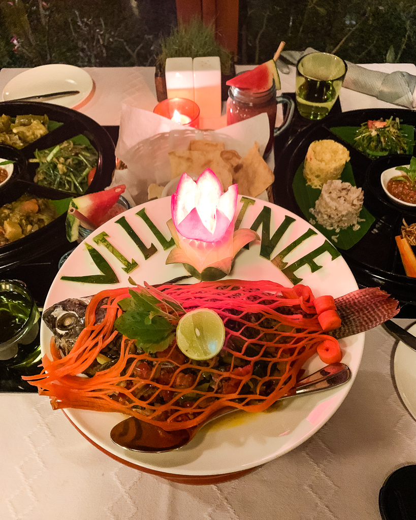 Villa Inle Boutique Resort, dinner - Inle Lake, Myanmar